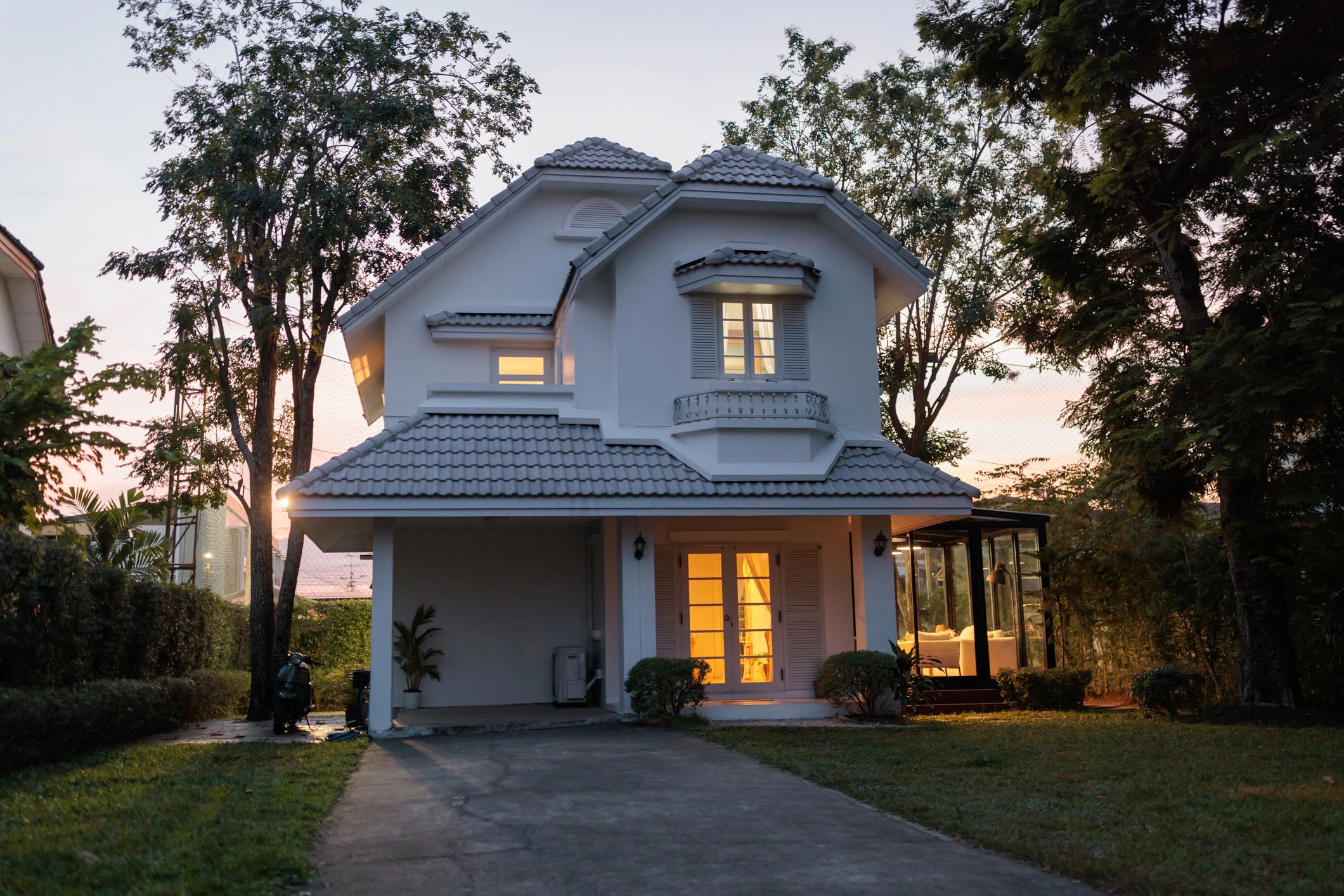 Residential exterior showcasing curb appeal